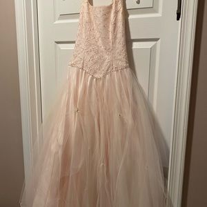 Beautiful girls dressy long dress